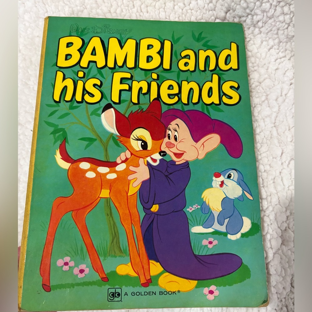 Walt Disney, A Golden Book - “Bambi and his Friends” 1971